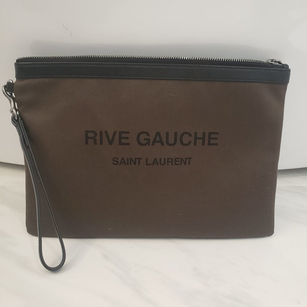 Saint Laurent Rive Gauche Wristlet/Pouch